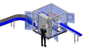 Simulated tin lidding machine